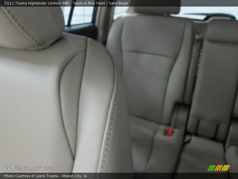 Nautical Blue Pearl / Sand Beige 2011 Toyota Highlander Limited 4WD