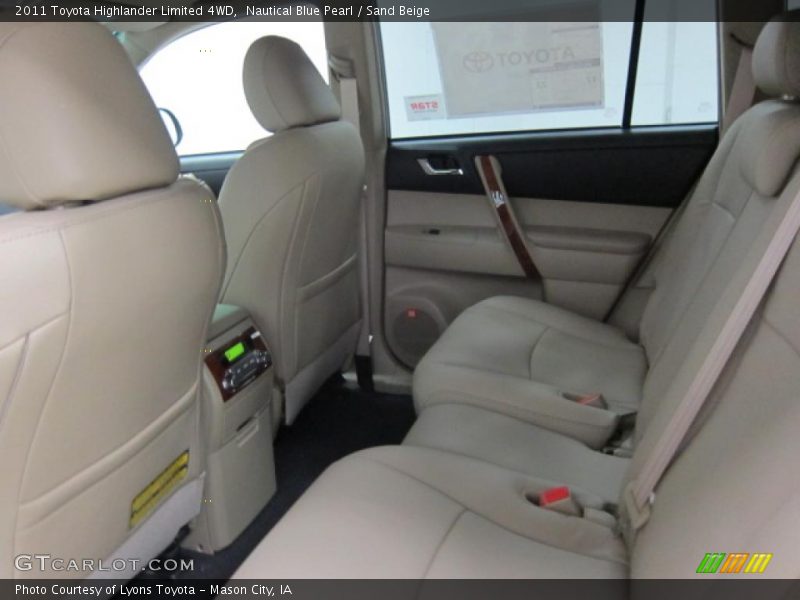 Nautical Blue Pearl / Sand Beige 2011 Toyota Highlander Limited 4WD