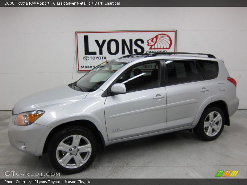 Classic Silver Metallic / Dark Charcoal 2008 Toyota RAV4 Sport