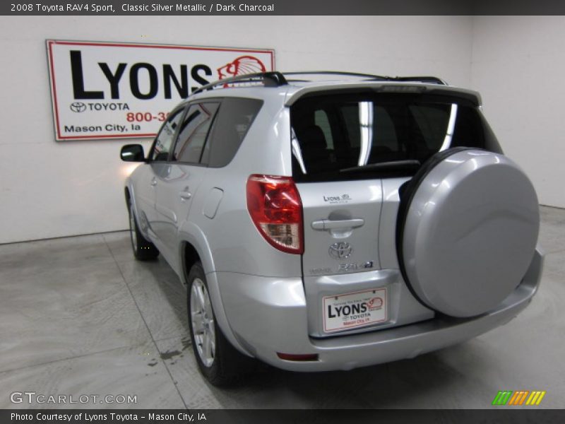 Classic Silver Metallic / Dark Charcoal 2008 Toyota RAV4 Sport