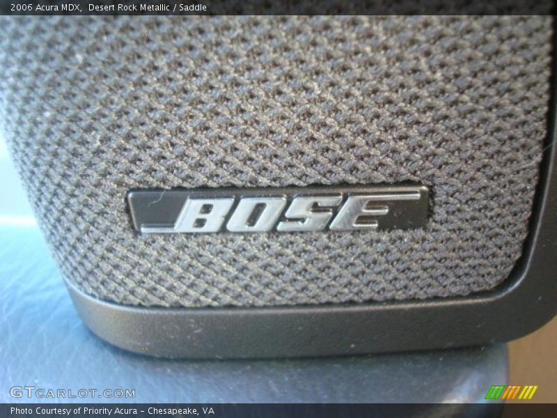 Desert Rock Metallic / Saddle 2006 Acura MDX