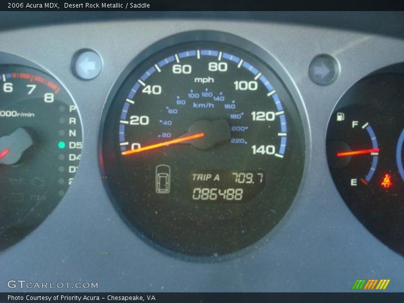 Desert Rock Metallic / Saddle 2006 Acura MDX