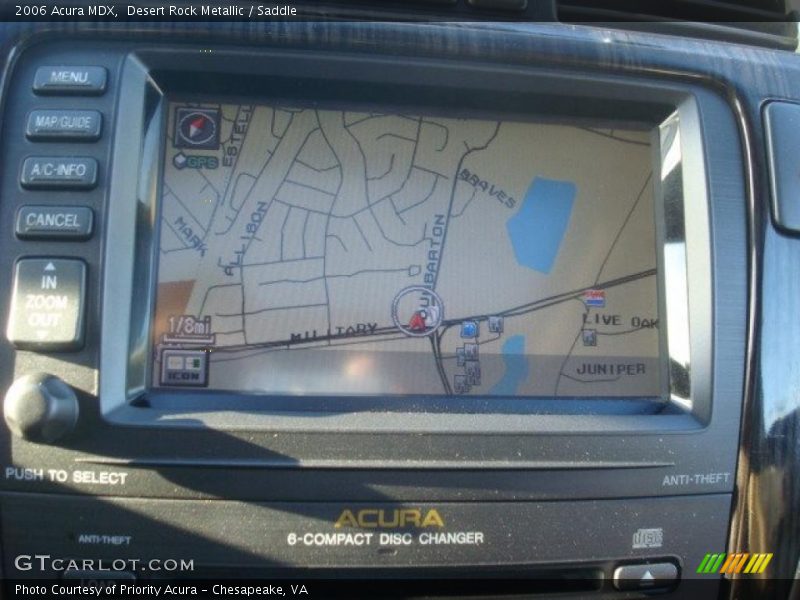 Desert Rock Metallic / Saddle 2006 Acura MDX