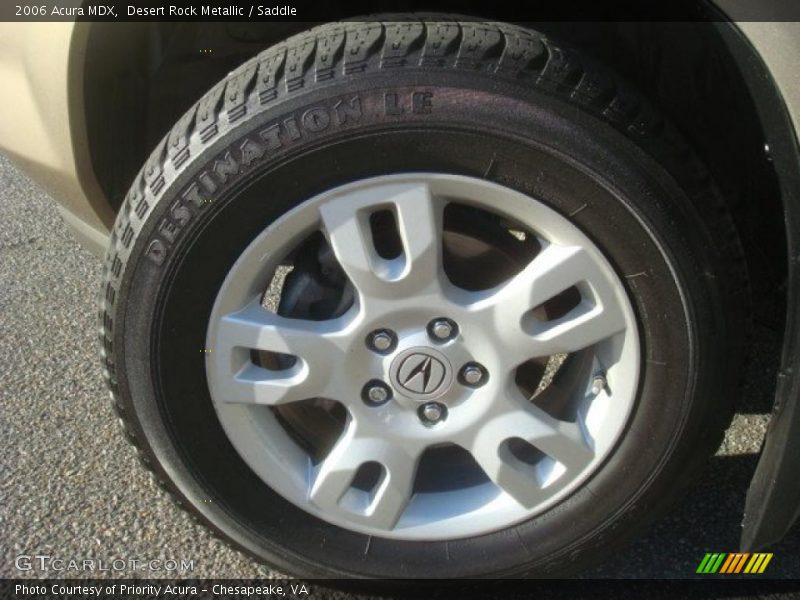 Desert Rock Metallic / Saddle 2006 Acura MDX