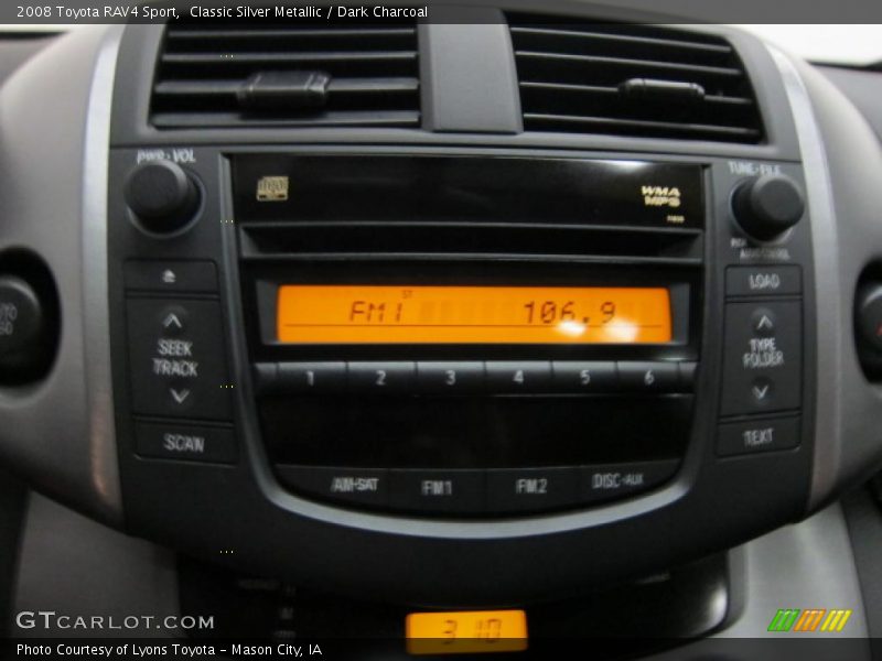 Classic Silver Metallic / Dark Charcoal 2008 Toyota RAV4 Sport