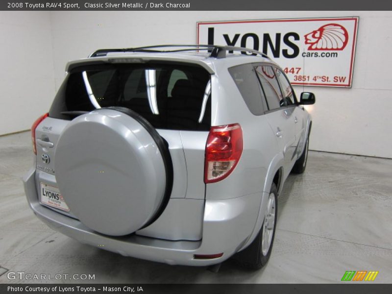 Classic Silver Metallic / Dark Charcoal 2008 Toyota RAV4 Sport