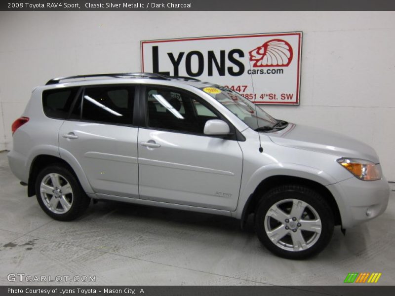 Classic Silver Metallic / Dark Charcoal 2008 Toyota RAV4 Sport