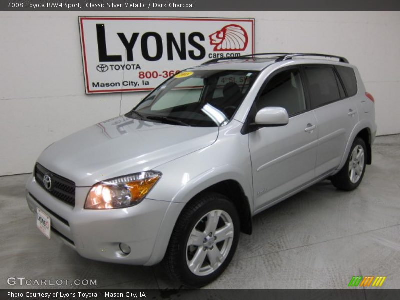 Classic Silver Metallic / Dark Charcoal 2008 Toyota RAV4 Sport