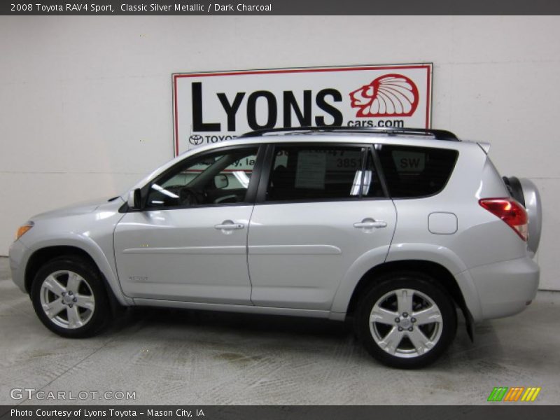 Classic Silver Metallic / Dark Charcoal 2008 Toyota RAV4 Sport