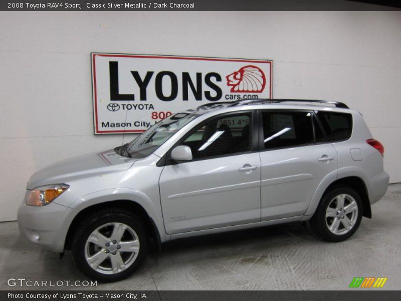Classic Silver Metallic / Dark Charcoal 2008 Toyota RAV4 Sport