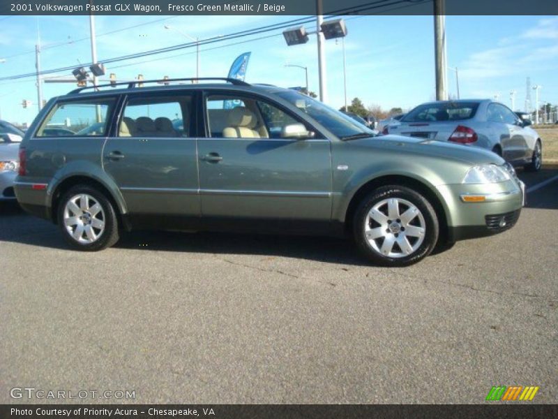 Fresco Green Metallic / Beige 2001 Volkswagen Passat GLX Wagon