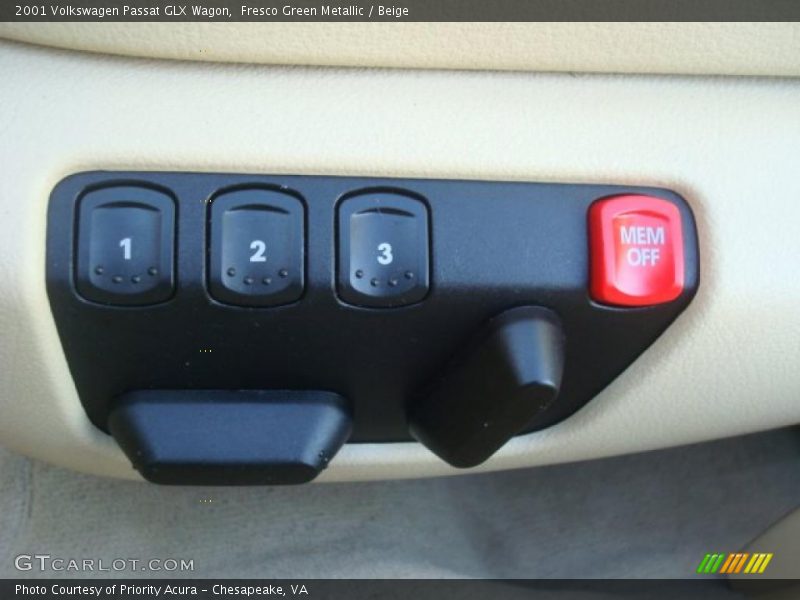 Fresco Green Metallic / Beige 2001 Volkswagen Passat GLX Wagon