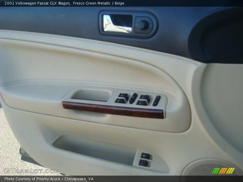 Fresco Green Metallic / Beige 2001 Volkswagen Passat GLX Wagon