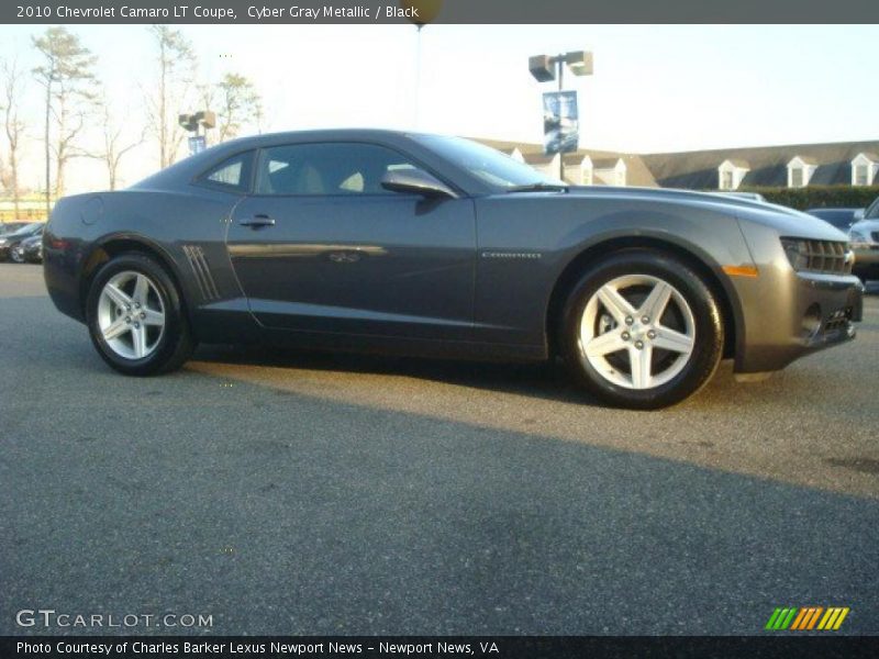 Cyber Gray Metallic / Black 2010 Chevrolet Camaro LT Coupe