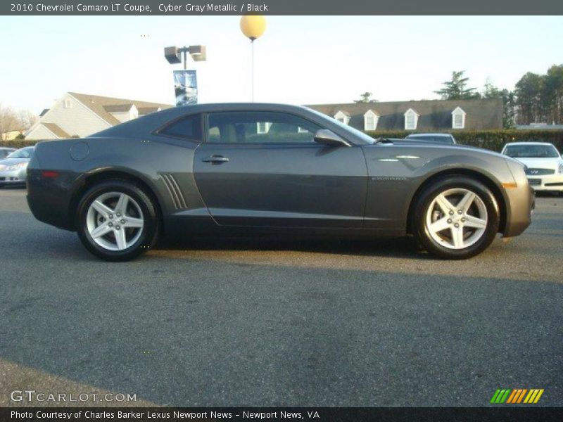 Cyber Gray Metallic / Black 2010 Chevrolet Camaro LT Coupe