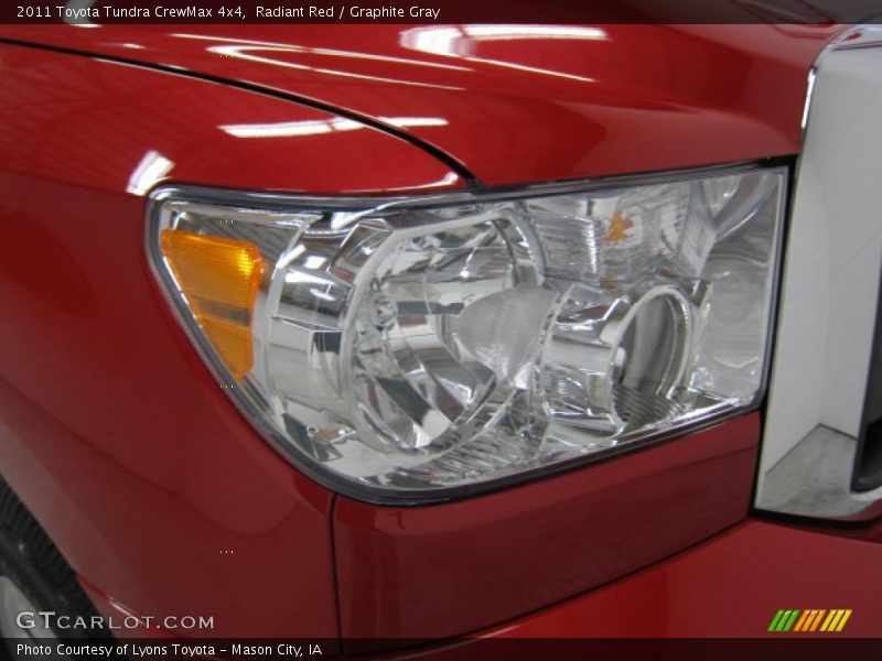 Radiant Red / Graphite Gray 2011 Toyota Tundra CrewMax 4x4