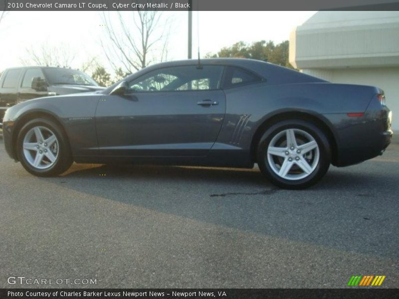 Cyber Gray Metallic / Black 2010 Chevrolet Camaro LT Coupe