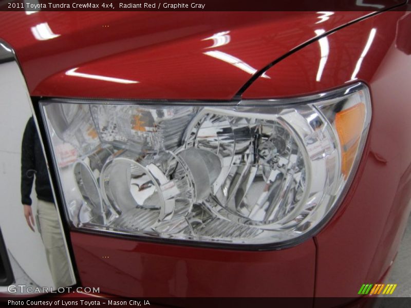 Radiant Red / Graphite Gray 2011 Toyota Tundra CrewMax 4x4