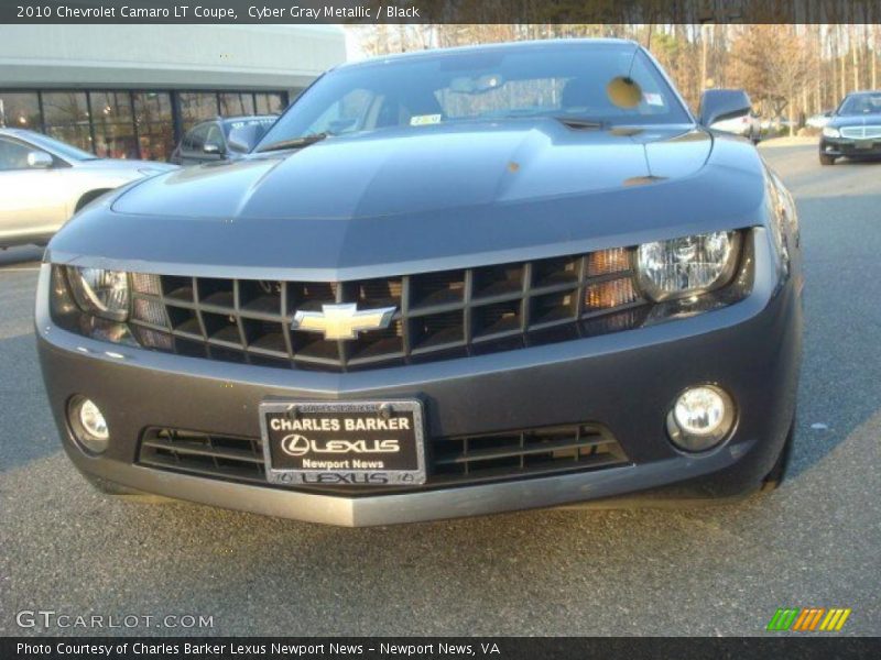 Cyber Gray Metallic / Black 2010 Chevrolet Camaro LT Coupe