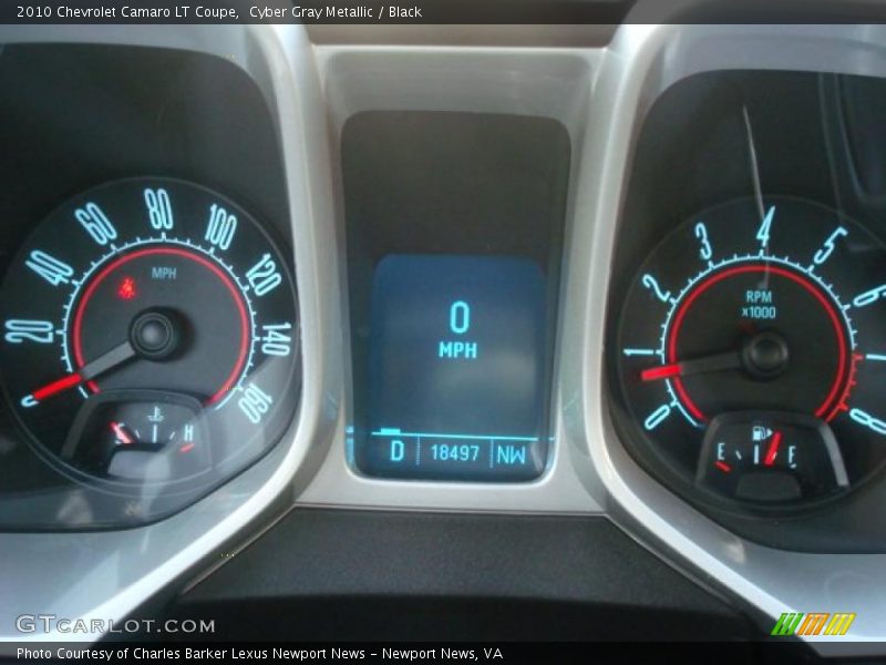 Cyber Gray Metallic / Black 2010 Chevrolet Camaro LT Coupe