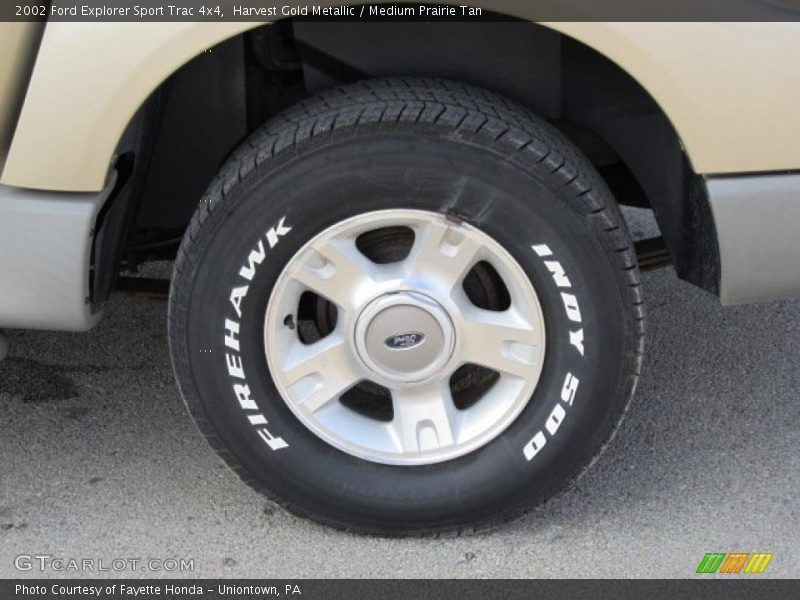 Harvest Gold Metallic / Medium Prairie Tan 2002 Ford Explorer Sport Trac 4x4