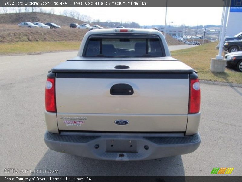 Harvest Gold Metallic / Medium Prairie Tan 2002 Ford Explorer Sport Trac 4x4