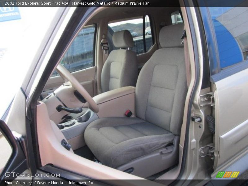 Harvest Gold Metallic / Medium Prairie Tan 2002 Ford Explorer Sport Trac 4x4