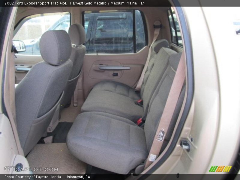 Harvest Gold Metallic / Medium Prairie Tan 2002 Ford Explorer Sport Trac 4x4