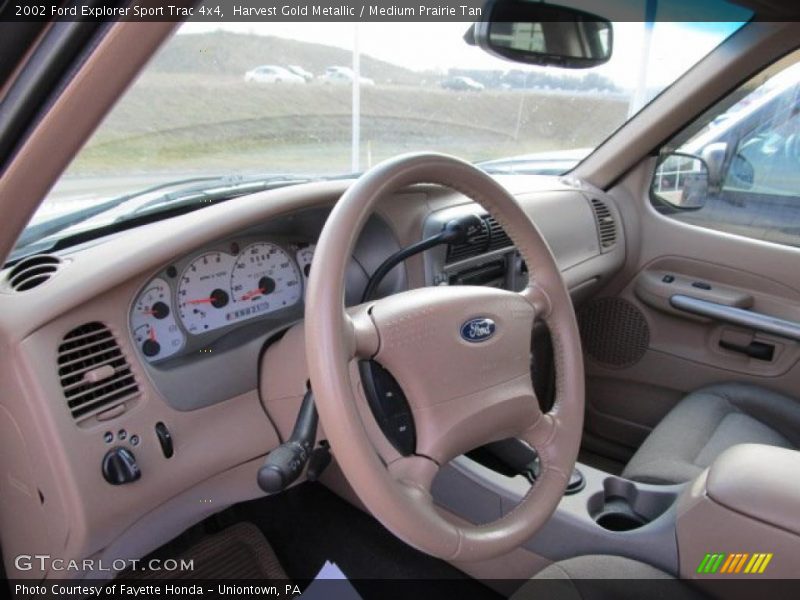 Harvest Gold Metallic / Medium Prairie Tan 2002 Ford Explorer Sport Trac 4x4