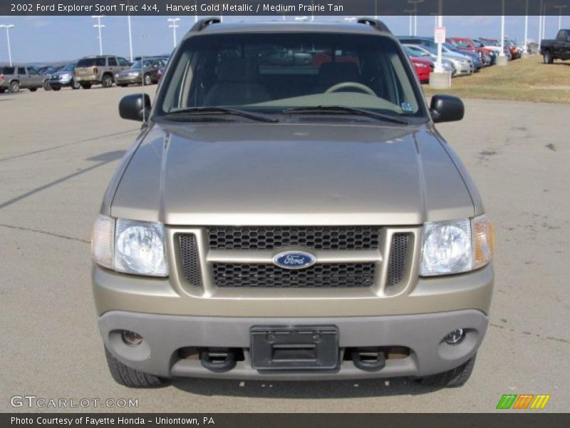 Harvest Gold Metallic / Medium Prairie Tan 2002 Ford Explorer Sport Trac 4x4