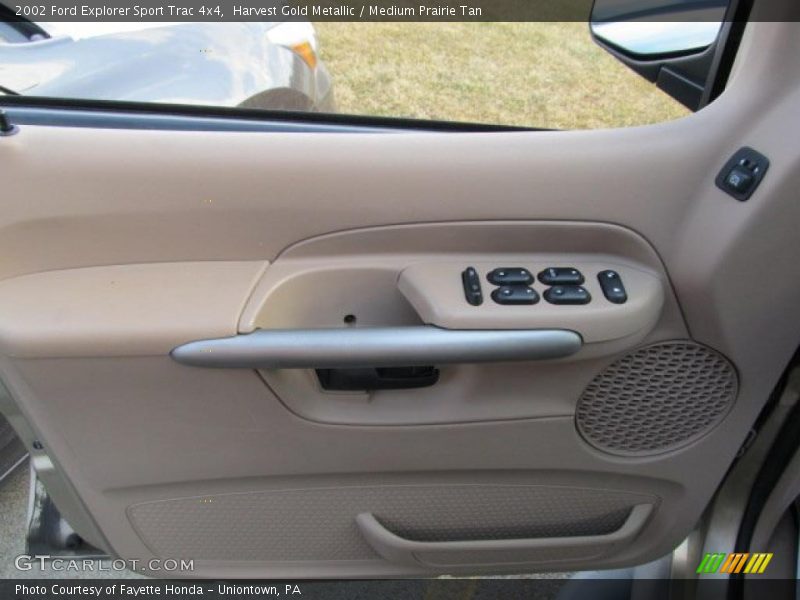 Harvest Gold Metallic / Medium Prairie Tan 2002 Ford Explorer Sport Trac 4x4