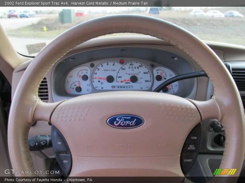 Harvest Gold Metallic / Medium Prairie Tan 2002 Ford Explorer Sport Trac 4x4