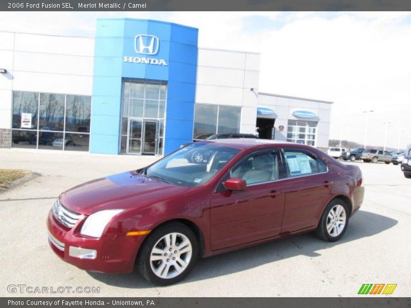Merlot Metallic / Camel 2006 Ford Fusion SEL