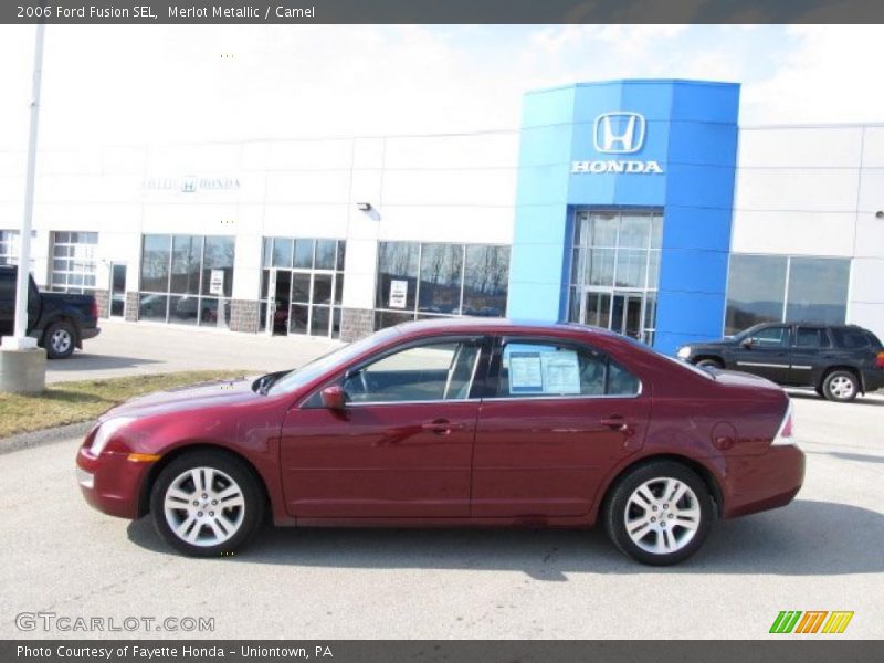 Merlot Metallic / Camel 2006 Ford Fusion SEL