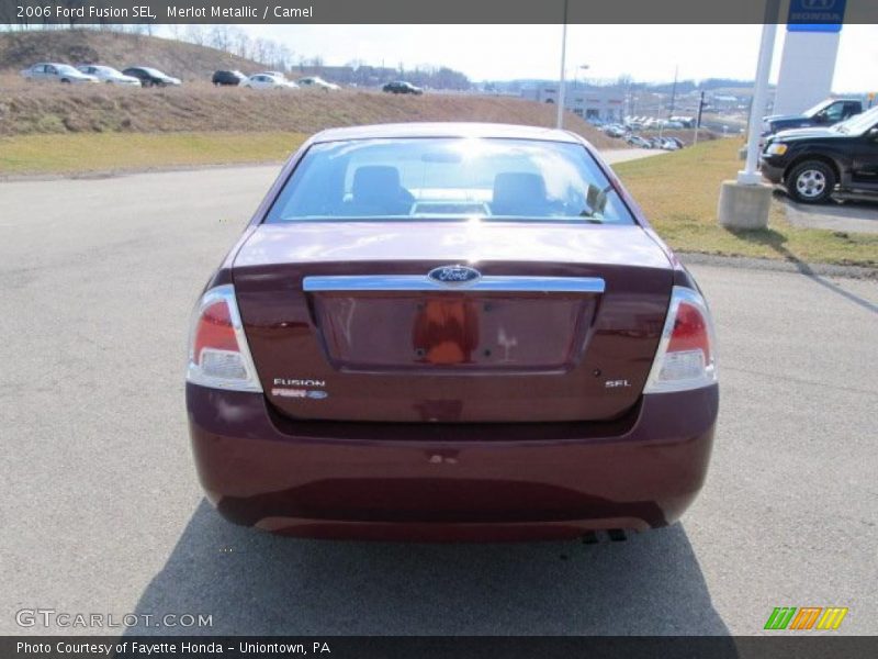 Merlot Metallic / Camel 2006 Ford Fusion SEL