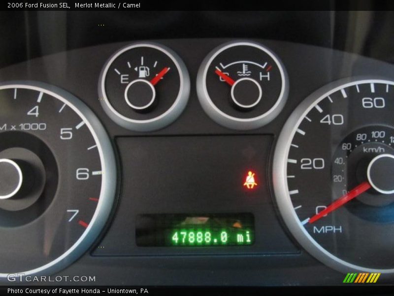 Merlot Metallic / Camel 2006 Ford Fusion SEL