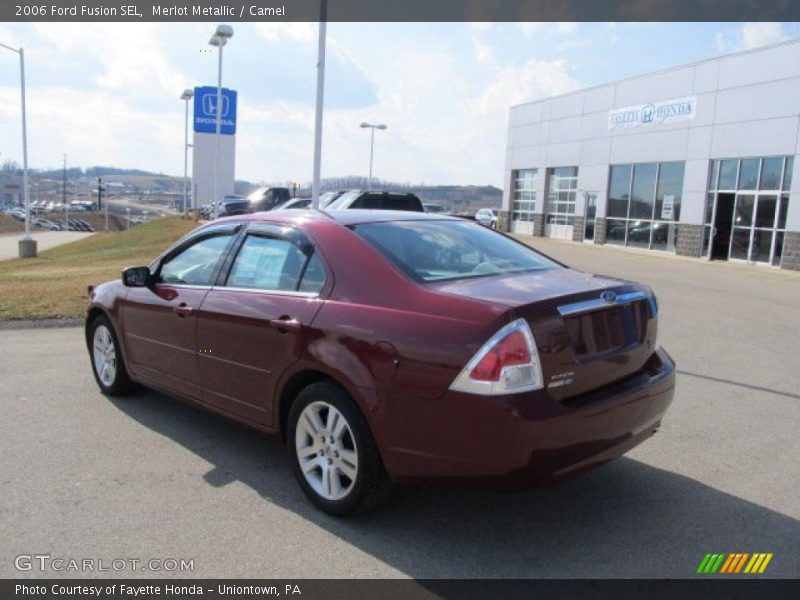 Merlot Metallic / Camel 2006 Ford Fusion SEL