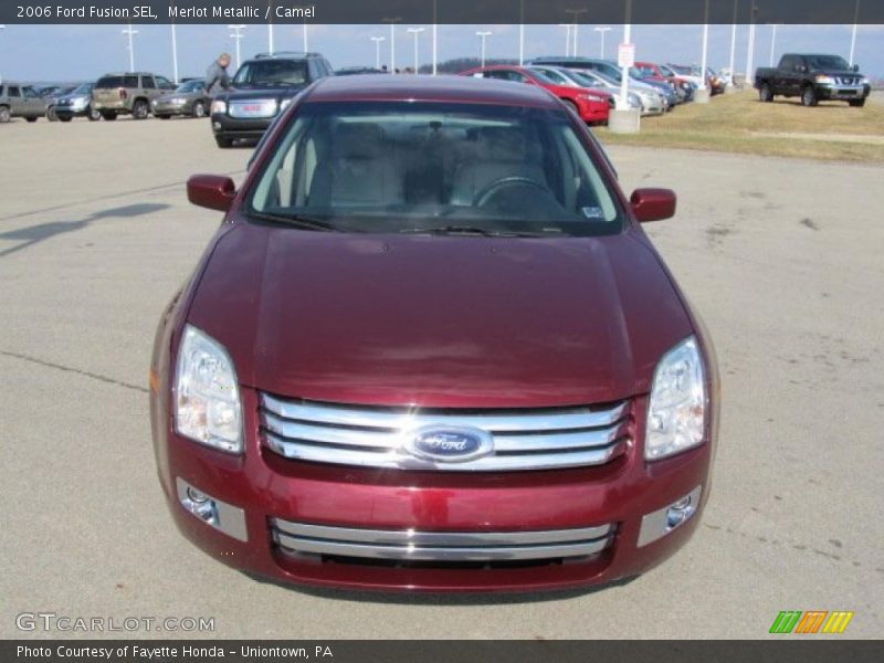 Merlot Metallic / Camel 2006 Ford Fusion SEL