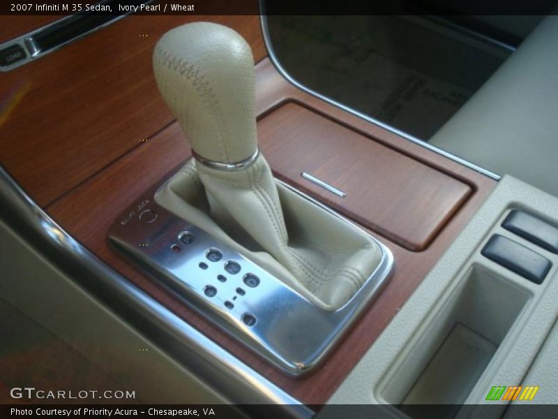 Ivory Pearl / Wheat 2007 Infiniti M 35 Sedan