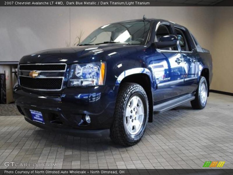 Dark Blue Metallic / Dark Titanium/Light Titanium 2007 Chevrolet Avalanche LT 4WD