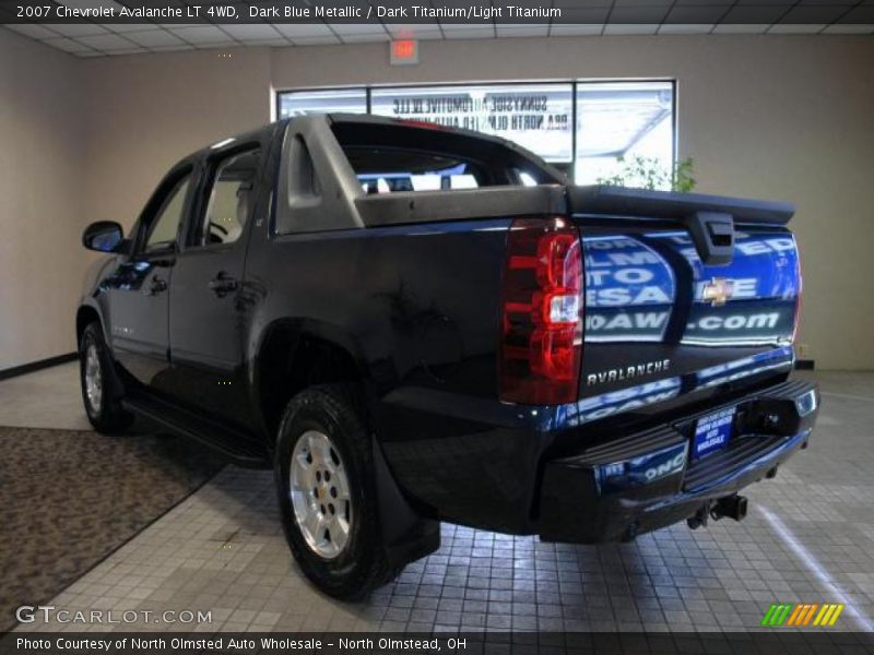 Dark Blue Metallic / Dark Titanium/Light Titanium 2007 Chevrolet Avalanche LT 4WD