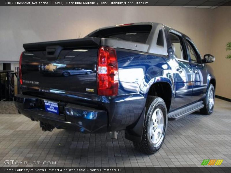 Dark Blue Metallic / Dark Titanium/Light Titanium 2007 Chevrolet Avalanche LT 4WD