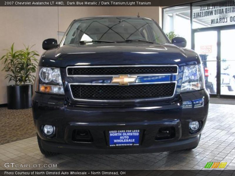 Dark Blue Metallic / Dark Titanium/Light Titanium 2007 Chevrolet Avalanche LT 4WD