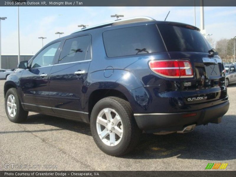 Midnight Blue / Tan 2008 Saturn Outlook XR