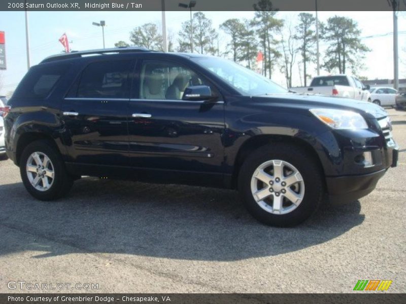 Midnight Blue / Tan 2008 Saturn Outlook XR