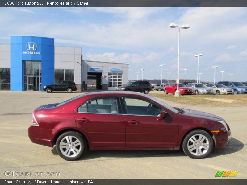 Merlot Metallic / Camel 2006 Ford Fusion SEL