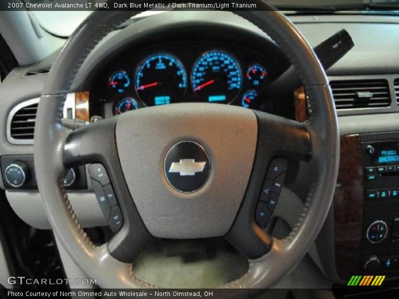 Dark Blue Metallic / Dark Titanium/Light Titanium 2007 Chevrolet Avalanche LT 4WD