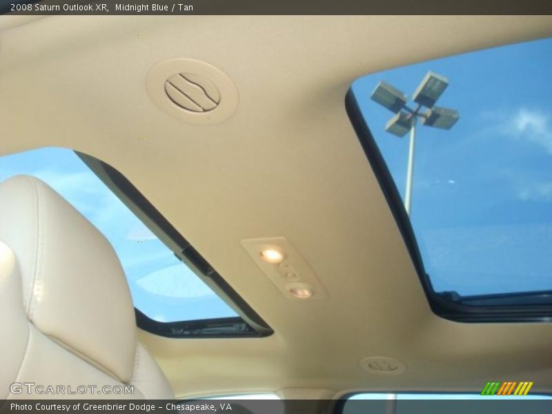 Midnight Blue / Tan 2008 Saturn Outlook XR