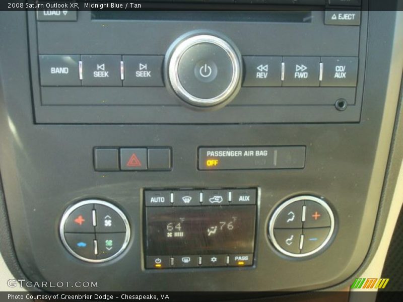 Midnight Blue / Tan 2008 Saturn Outlook XR