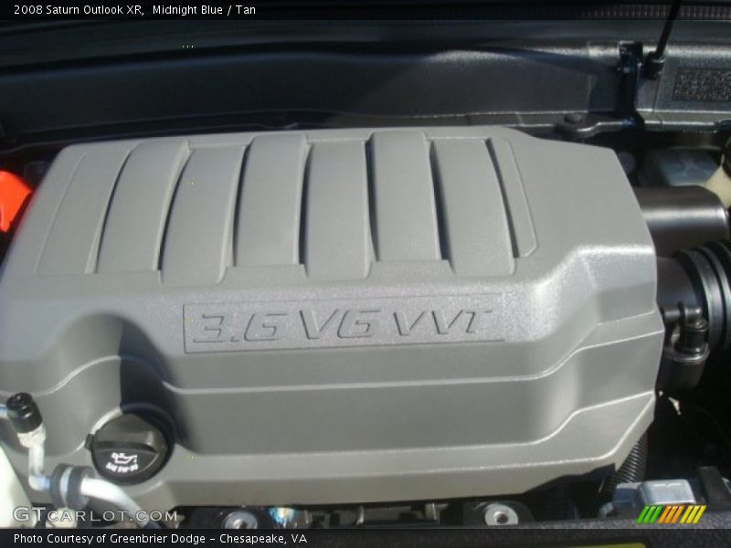 Midnight Blue / Tan 2008 Saturn Outlook XR